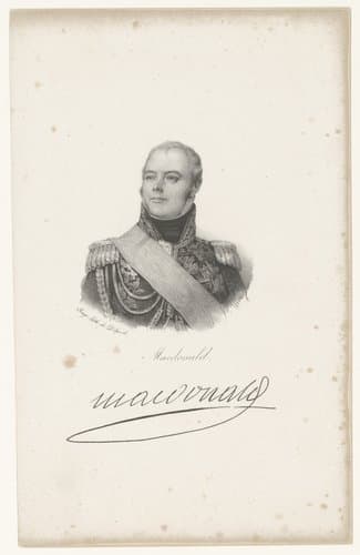 Portret van Étienne Jacques Joseph Macdonald by anonymous; veuve Delpech (Naudet)