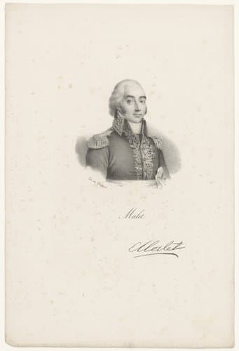 Portret van Claude-François de Malet by anonymous; veuve Delpech (Naudet)