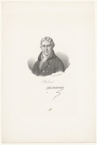 Portret van Pierre-Victor Malouet by anonymous; veuve Delpech (Naudet)