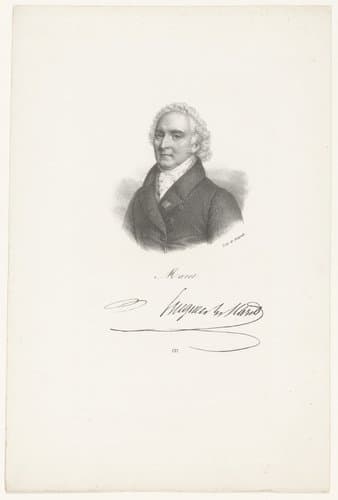Portret van Hugues-Bernard Maret by anonymous; veuve Delpech (Naudet)