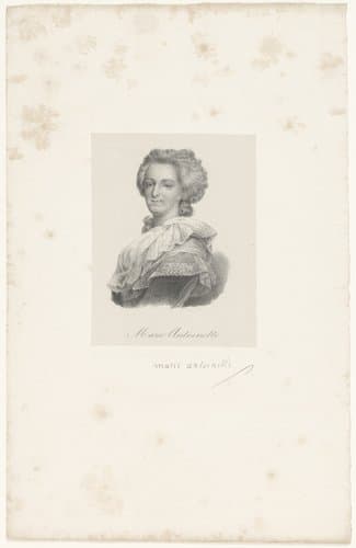 Marie Antoinette by anonymous; veuve Delpech (Naudet)