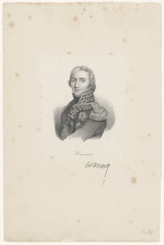 Portret van André Masséna by anonymous; veuve Delpech (Naudet)