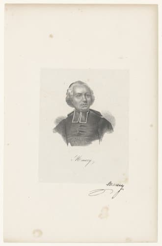 Portret van Jean-Sifrein Maury by anonymous; veuve Delpech (Naudet)