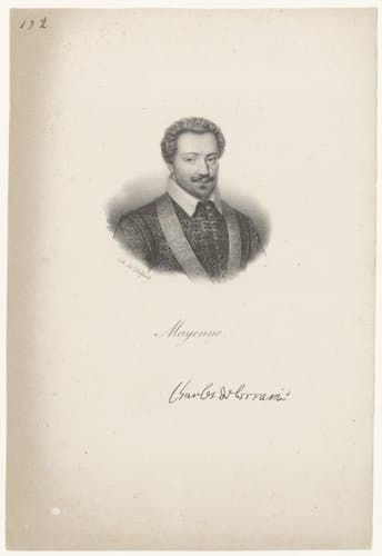 Portret van Charles de Mayenne by anonymous; veuve Delpech (Naudet)
