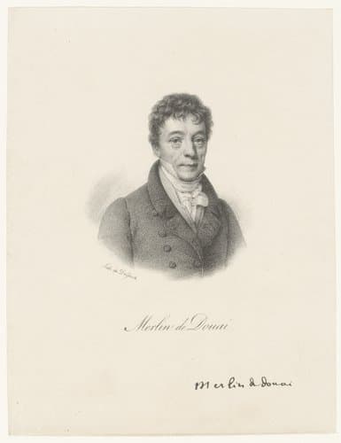 Portret van Philippe-Antoine Merlin de Douai by anonymous; veuve Delpech (Naudet)