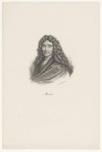 Molière by anonymous; veuve Delpech (Naudet)