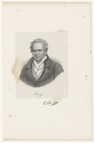 Portret van Gaspard Monge by anonymous; veuve Delpech (Naudet)