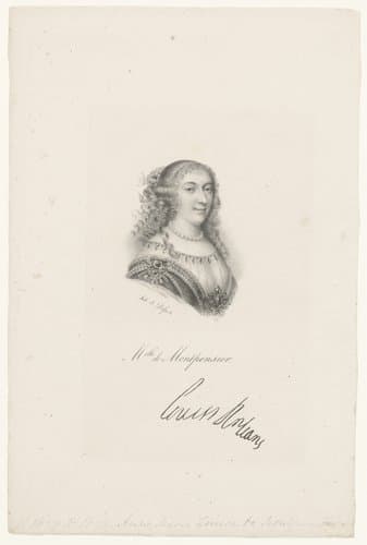 Portret van Anne-Marie-Louise d'Orléans by anonymous; veuve Delpech (Naudet)