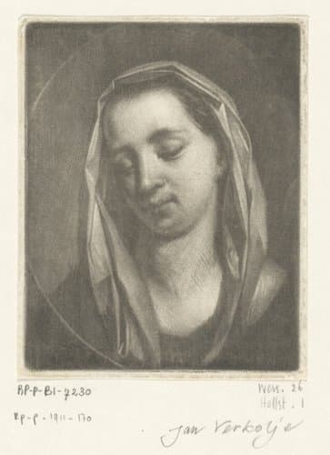 Buste van Maria by Louis Fabritius Dubourg