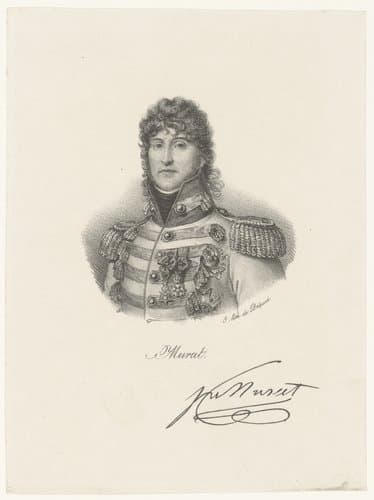 Portret van Joachim Murat by anonymous; veuve Delpech (Naudet)