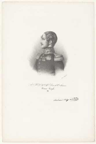 Portret van Ferdinand-Philippe d'Orléans by anonymous; veuve Delpech (Naudet)