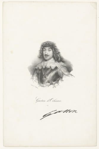 Portret van Gaston van Orléans by anonymous; veuve Delpech (Naudet)