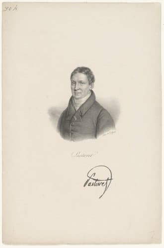 Portret van Claude-Emmanuel de Pastoret by anonymous; veuve Delpech (Naudet)