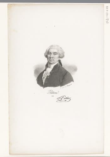 Portret van Jérôme Pétion de Villeneuve by anonymous; veuve Delpech (Naudet)