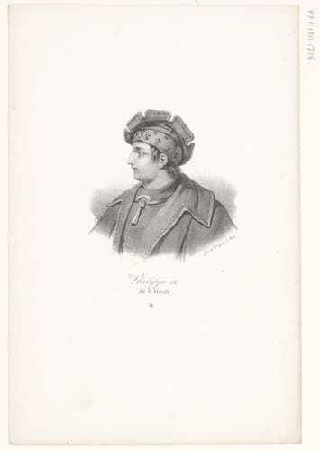 Portret van Filips III van Frankrijk by anonymous; veuve Delpech (Naudet)
