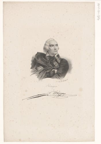 Portret van Jean-Charles Pichegru by anonymous; veuve Delpech (Naudet)