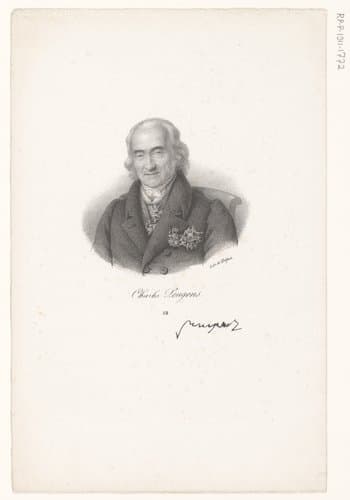 Portret van Charles de Pougens by anonymous; veuve Delpech (Naudet)