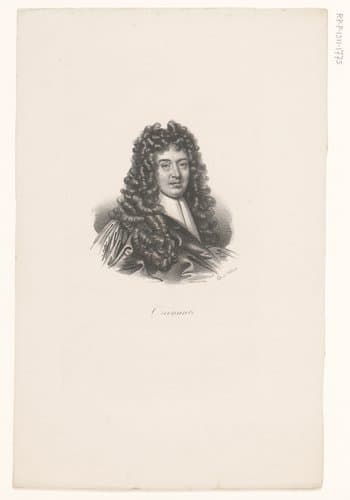 Portret van Philippe Quinault by anonymous; veuve Delpech (Naudet)
