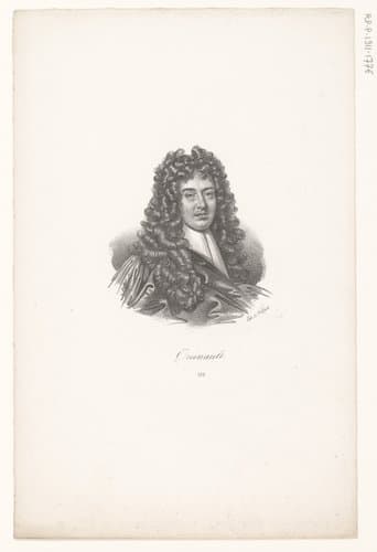 Portret van Philippe Quinault by anonymous; veuve Delpech (Naudet)