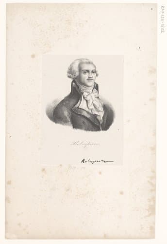 Robespierre by anonymous; veuve Delpech (Naudet)