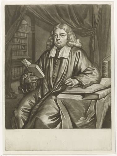 Portret van Hugo van der Helst by Nicolaas Verkolje