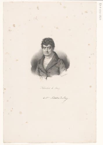 Silvestre de Sacy by anonymous; veuve Delpech (Naudet)