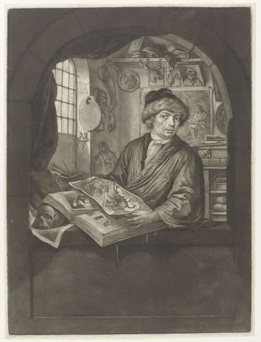 Portret van Jacob Moelaert by Nicolaas Verkolje