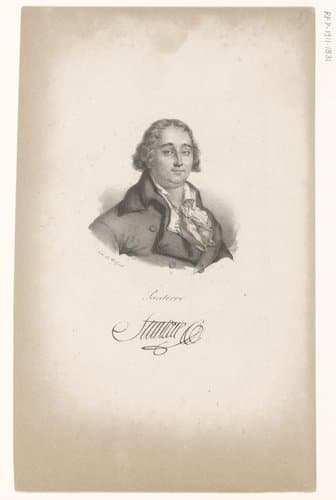 Portret van Antoine Joseph Santerre by anonymous; veuve Delpech (Naudet)