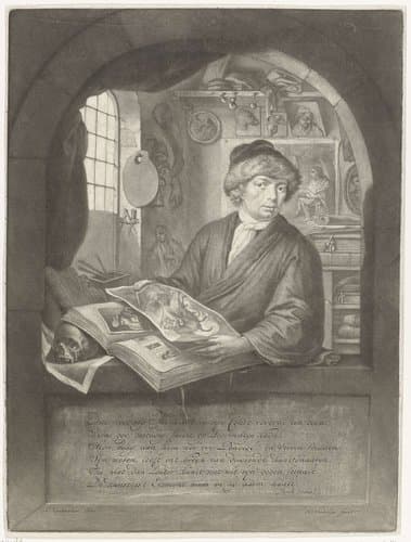Portret van Jacob Moelaert by Nicolaas Verkolje