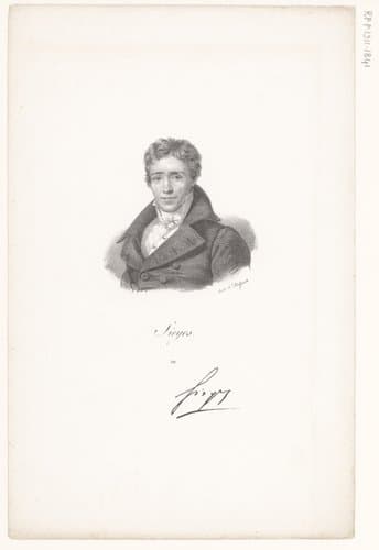 Portret van Emmanuel-Joseph Sieyès by anonymous; veuve Delpech (Naudet)