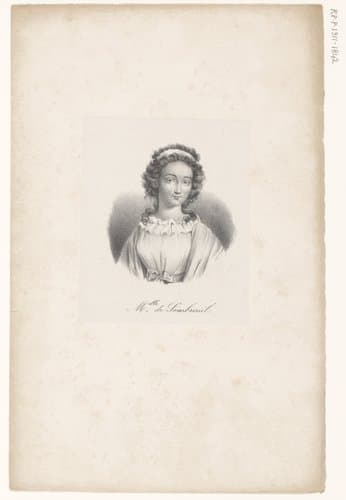 M.elle de Sombreuil by anonymous; veuve Delpech (Naudet)