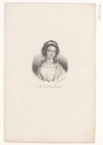 M.elle de Sombreuil by anonymous; veuve Delpech (Naudet)