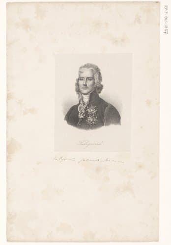 Portret van Charles-Maurice de Talleyrand by anonymous; veuve Delpech (Naudet)