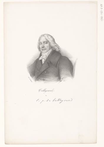 Portret van Charles-Maurice de Talleyrand by anonymous; veuve Delpech (Naudet)