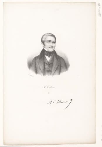 Portret van Adolphe Thiers by anonymous; veuve Delpech (Naudet)