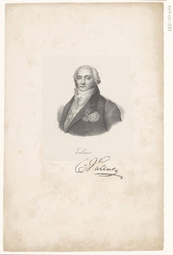 Portret van Jean-Baptiste Cyrus de Timbrune de Thiembronne, graaf van Valence by anonymous; veuve Delpech (Naudet)