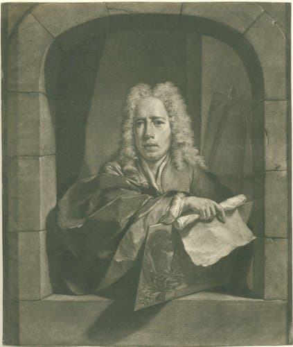 Portret van Carel Borchaert Voet by Nicolaas Verkolje