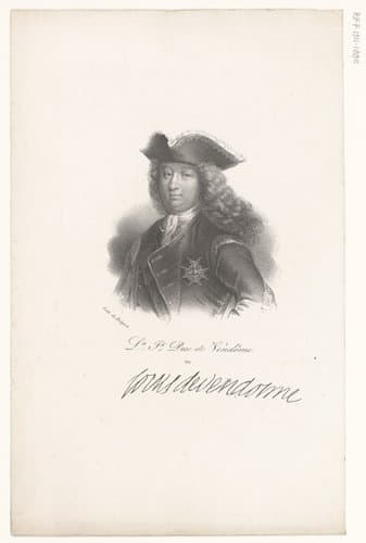 L.s J.h Duc de Vendôme by anonymous; veuve Delpech (Naudet)