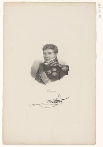 Portret van Claude-Victor Perrin by anonymous; veuve Delpech (Naudet)