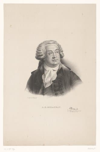 Portret van Honoré-Gabriel de Riqueti de Mirabeau by anonymous