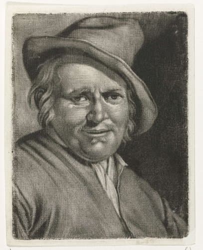 Portret van Japick van Leyden by Nicolaas Verkolje