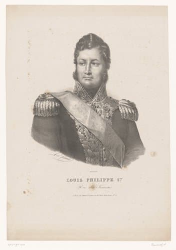 Portret van Lodewijk Filips I van Frankrijk by Auguste Foucaud