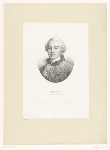 Portret van Georges-Louis Leclerc de Buffon by Henri Grévedon