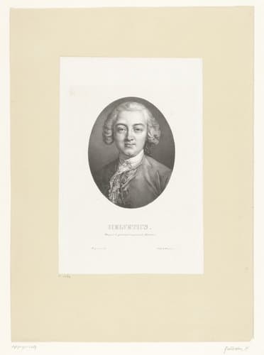 Portret van Claude-Adrien Helvétius by Henri Grévedon