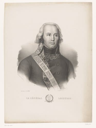 Portret van generaal Claude Jacques Lecourbe by A.H. Dubois