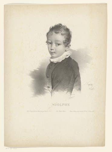 Portret van Adolphe by Joseph Mathias Negelen