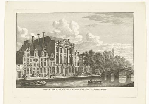 Gebouw der Maatschappy Felix Meritis te Amsterdam by Carel Frederik Bendorp (I)
