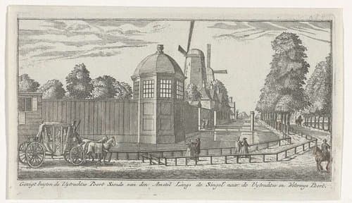 Gezicht buiten de Utrechtse Poort