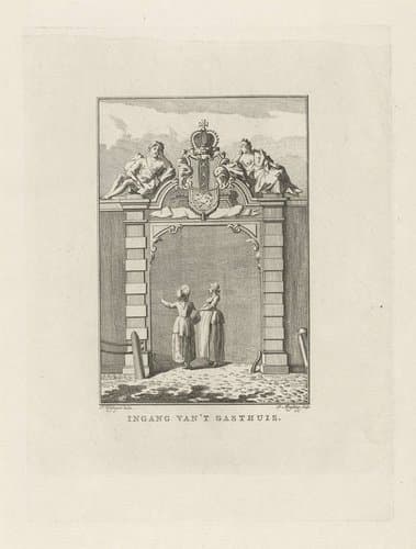 Ingang van 't gasthuis