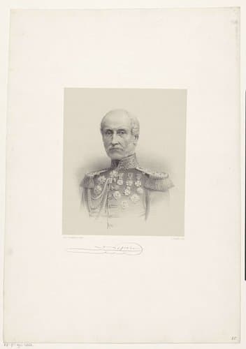 Portret van Charles Nepveu by Adrien Canelle